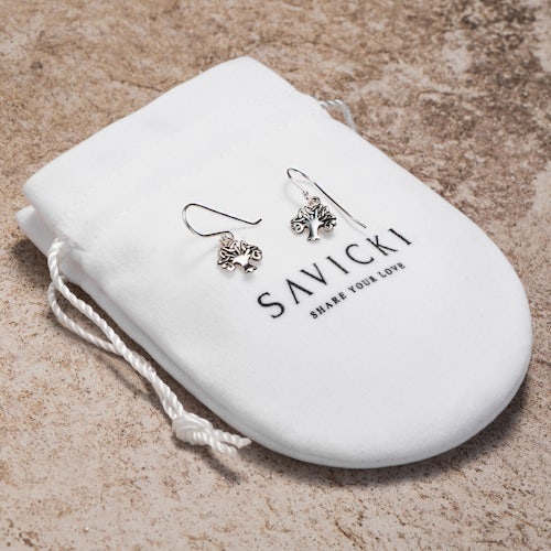 Kolczyki drzewo życia Savicki: srebrne